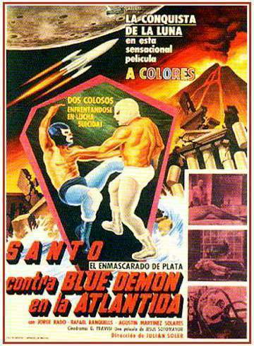 SANTO CONTRA BLUE DEMON EN LA ATLÁNTIDA